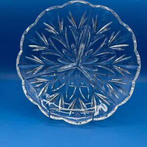 Waterford Marquis Canterbury Lead Crystal 3-Part Divided 10 Inch Serving Dish
